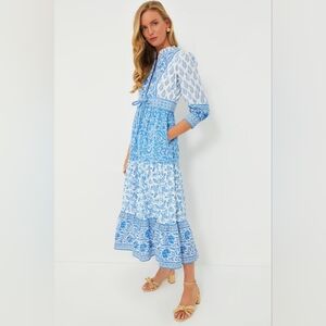 NWT Pink City Prints Ocean Mix Gemma Dress Size Medium